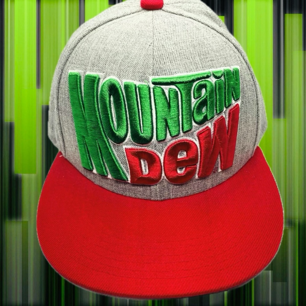 VINTAGE Mountain Dew snapback